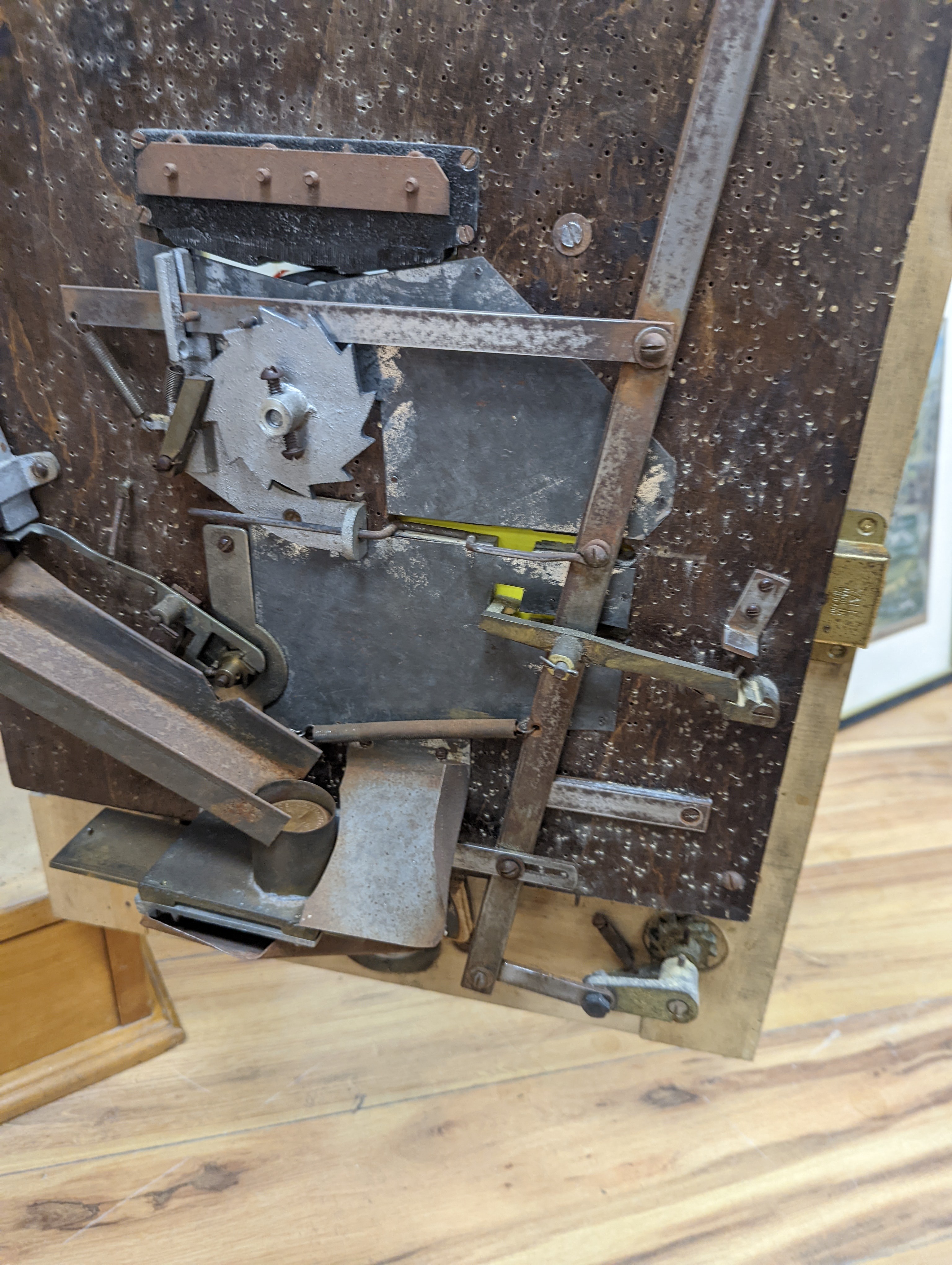 An Extrawin coin operated games machine, 87cms high.